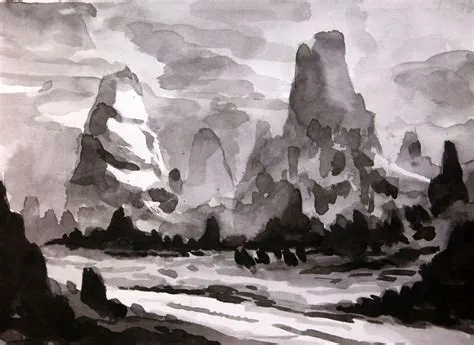  <font size = '6'>溪山行旅圖 Ink Wash Landscape and Poetic Tranquility!</font>